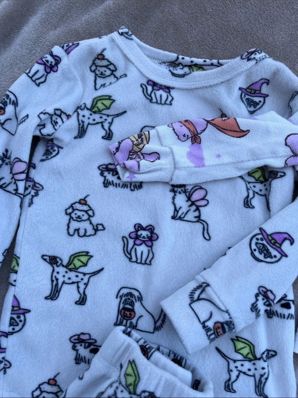 Girls Halloween Pajama Bundle, Size 18 Months